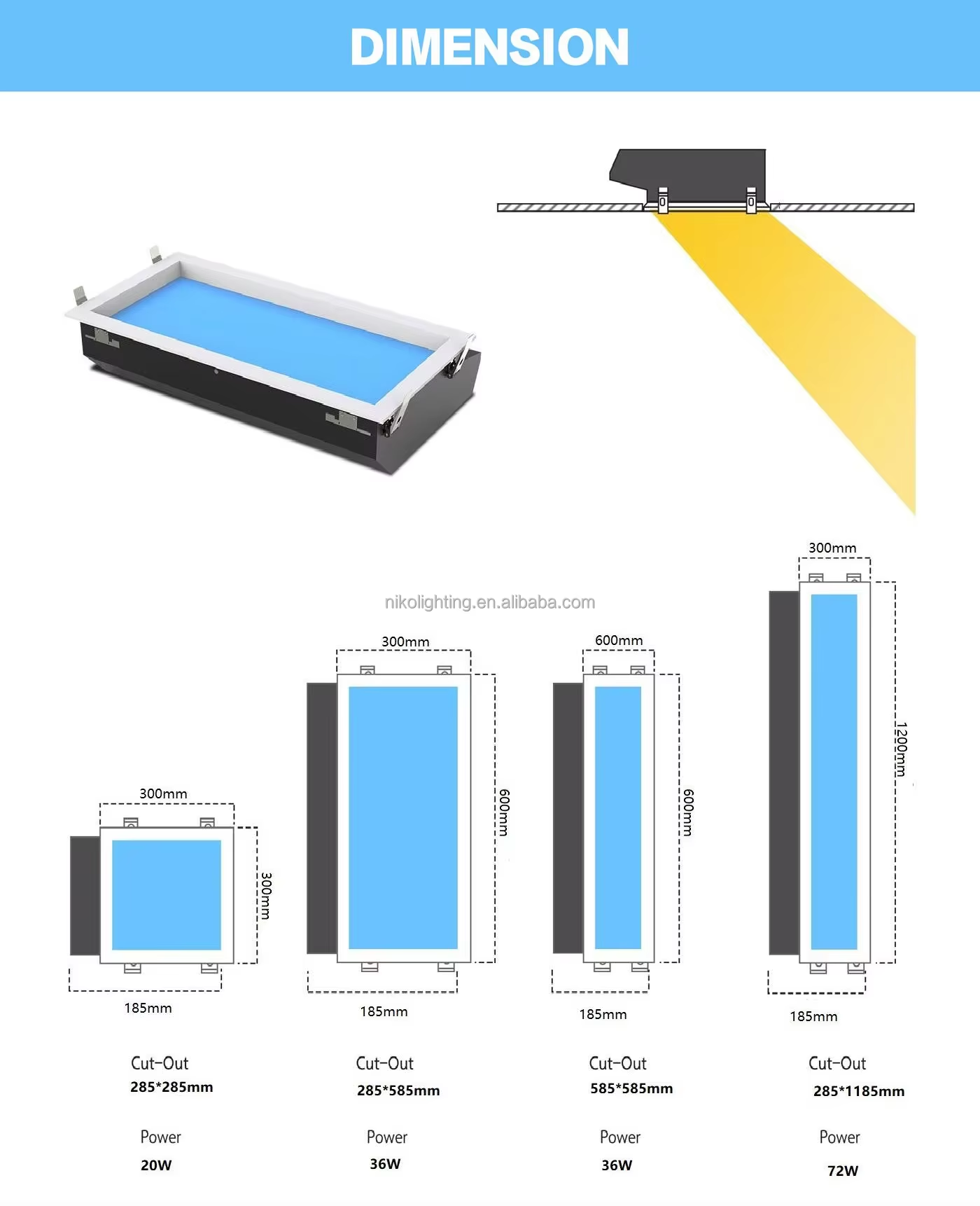 LED Blue Sky Light SL-037 detail image 2